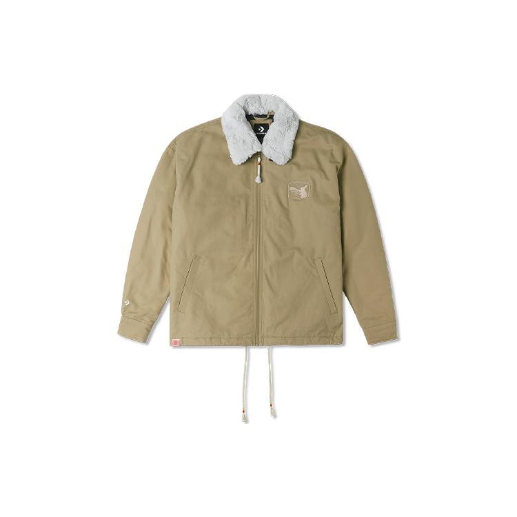 

New Converse CNY Jacket Men s Brown 10025503-A02 XL