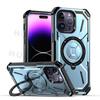 Magnetic MagSafe Case for iPhone 16 15 14 13 12 11 Pro Max PLUS Heavy Duty Shock Absorption Body Protective Rotatable Kickstan