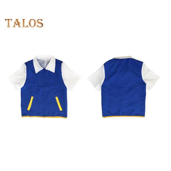 3Pcs/Set Anime Outfit Role-Playing Costume Ash Fans Jacket Gloves Hat Set Daily Wear Parties Festivals