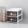 Desktop-Aufbewahrungsbox Multifunktionale mehrschichtige Schubladenaufbewahrungsschrank Kosmetik Student Schreibwaren Kleinigkeiten Aufbewahrungsbox
