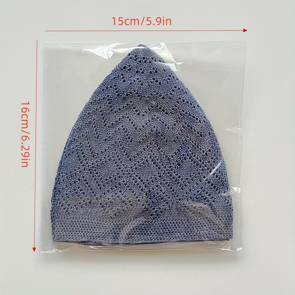 1Pc Men'S Lightweight Breathable Mesh Arab Prayer Hat Summer Mubarak Muslim Taqiyah Cap For Ramadaneid Casual Wear