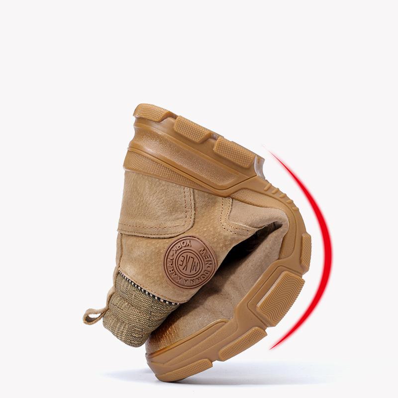 Steel Toe Boot Safety Boots Wear-resistant Puncture Proof Waterproof Work Boots Industrial Construction Safety Shoes
