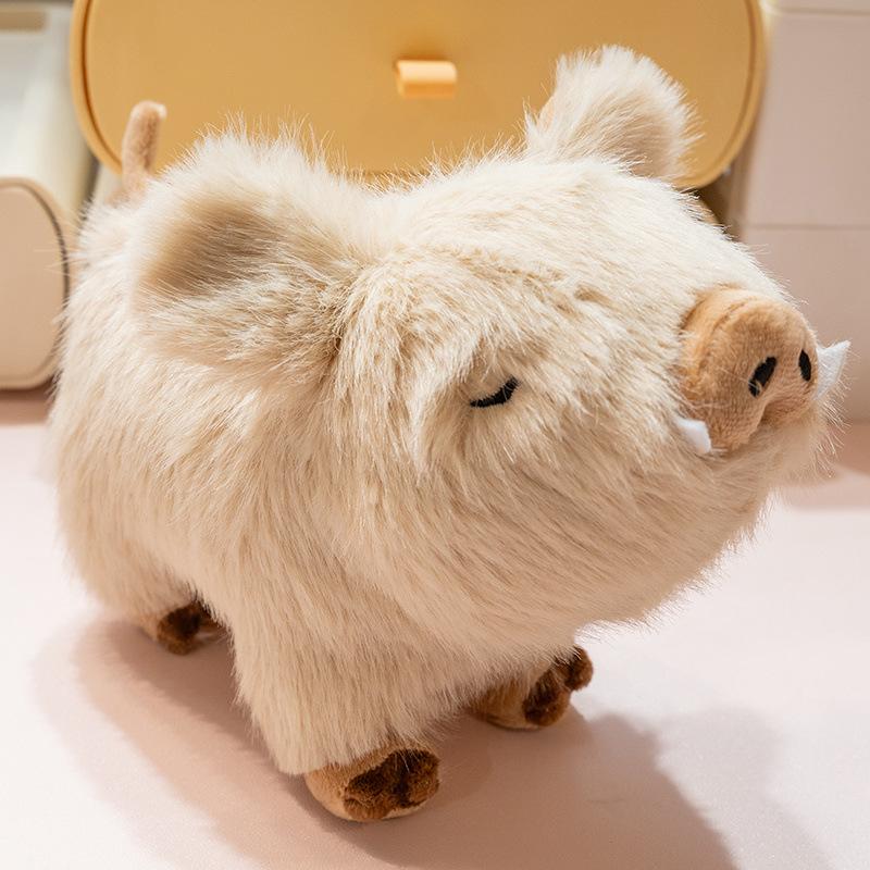 New Cute Wild Boar Doll Plush Toy Pig Doll Children Sleeping Pillow Girls Birthday Gift Doll