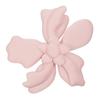 5pcs Silk Lily Artificial Flowers 3D Embroidered Denim Simulated Lily Flower Brooch Fake Flower DIY Handmade Accessories
