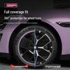 Xiaomi SU7 19-inch Black Low-Drag Wheel Hub Covers - Full-Coverage Modification Accessories