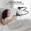 75cm Phone Holder Stand Lazy Bracket Headrest Bed 360 Flexible Long Arms Clamp Mount For iPhone Samsung and 3.5~6.7" Device