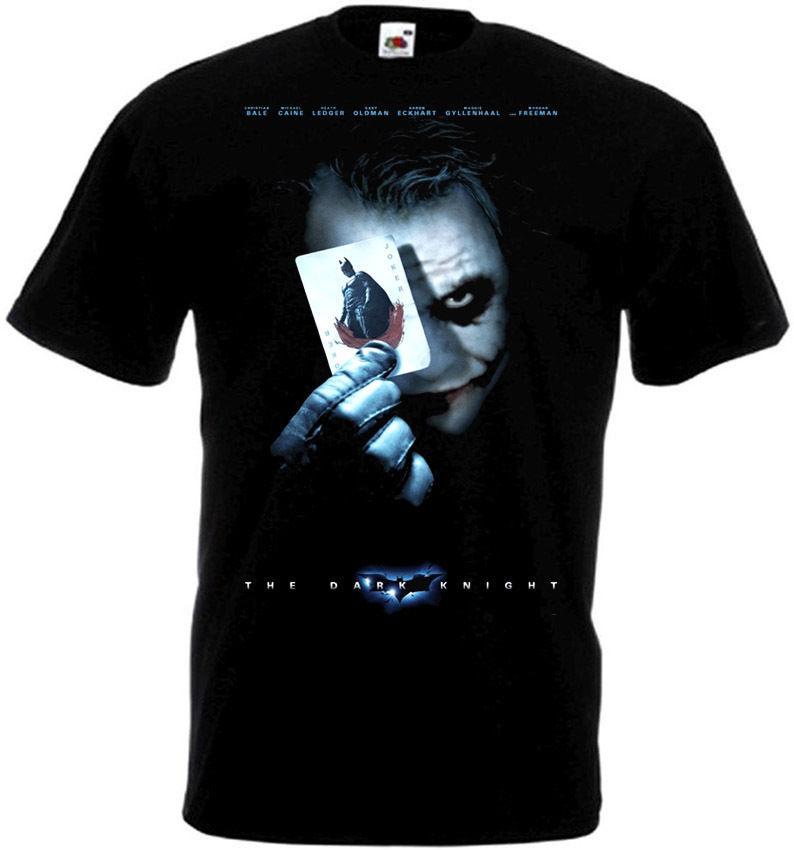 26 THE DARK KNIGHT Movie Poster T shirt black all sizes Unisex T-Shirt M