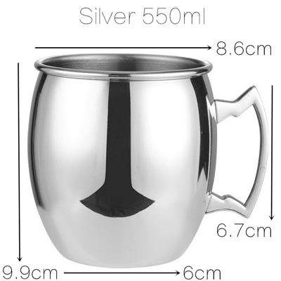 1PCS Cocktail Cup 550ml Hammered Copper Plated Moscow Mule Mug - Beer/Coffee Cup for Enhanced Flavor Experience Tazas Bar Tool