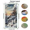 Winter Castle Scenery Diy Diamond Arts For Adults Painting Kits Large Size Landscape Full Drill Mosaic Embroidery Picture