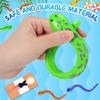 4 Pieces Dive Eels Catch a Snake Dive Toys Water Snake Toy Swimming Pool Games for Toddlers Boys Girls Teens Adults