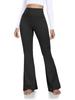 High-Waist Nude Yoga Flared Pants - Women's Hip-Lifting Fitness Tights
