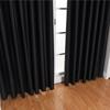 2Pcs Blackout Curtain Window Curtain Black 160x132cm Decorative Stylish Living Room Bedroom Drapes Modern Home Curtains