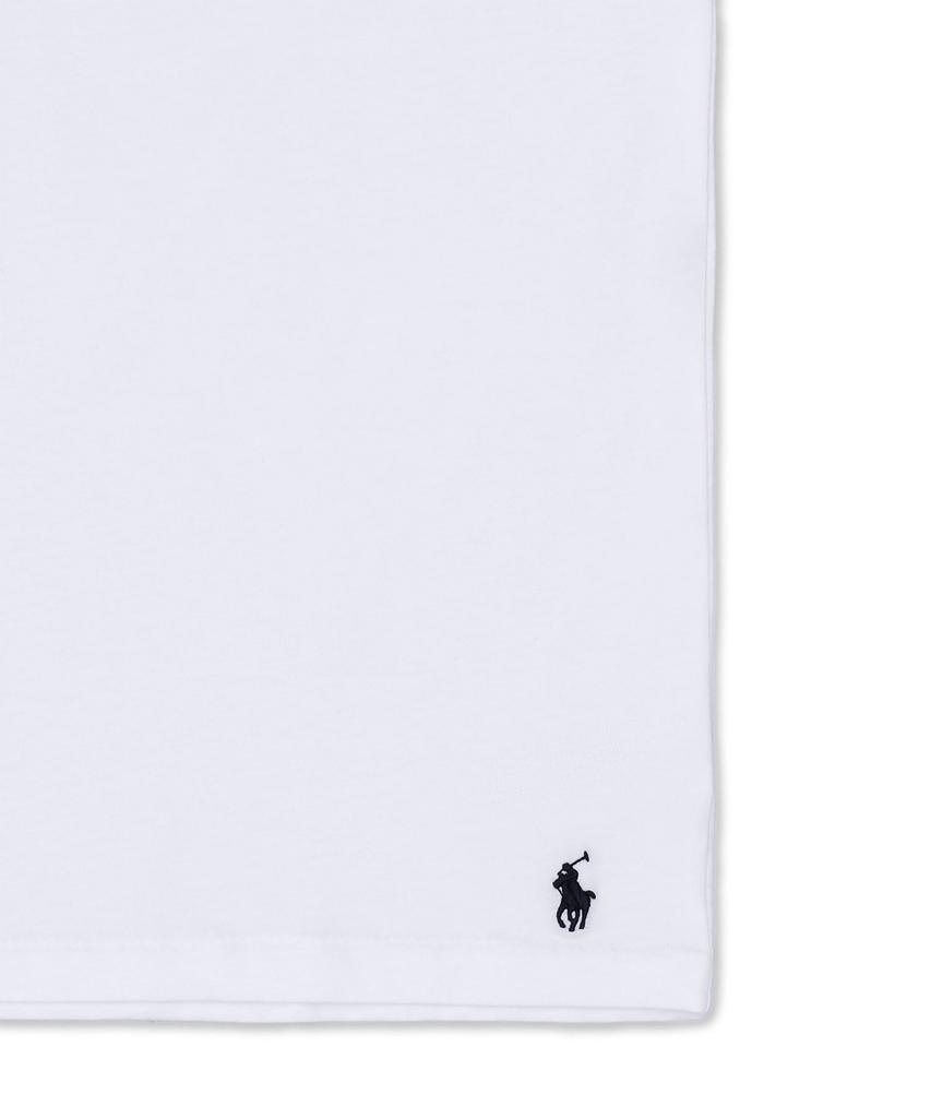 POLO RALPH LAUREN Logo Cotton Jersey Slip Shirt - White