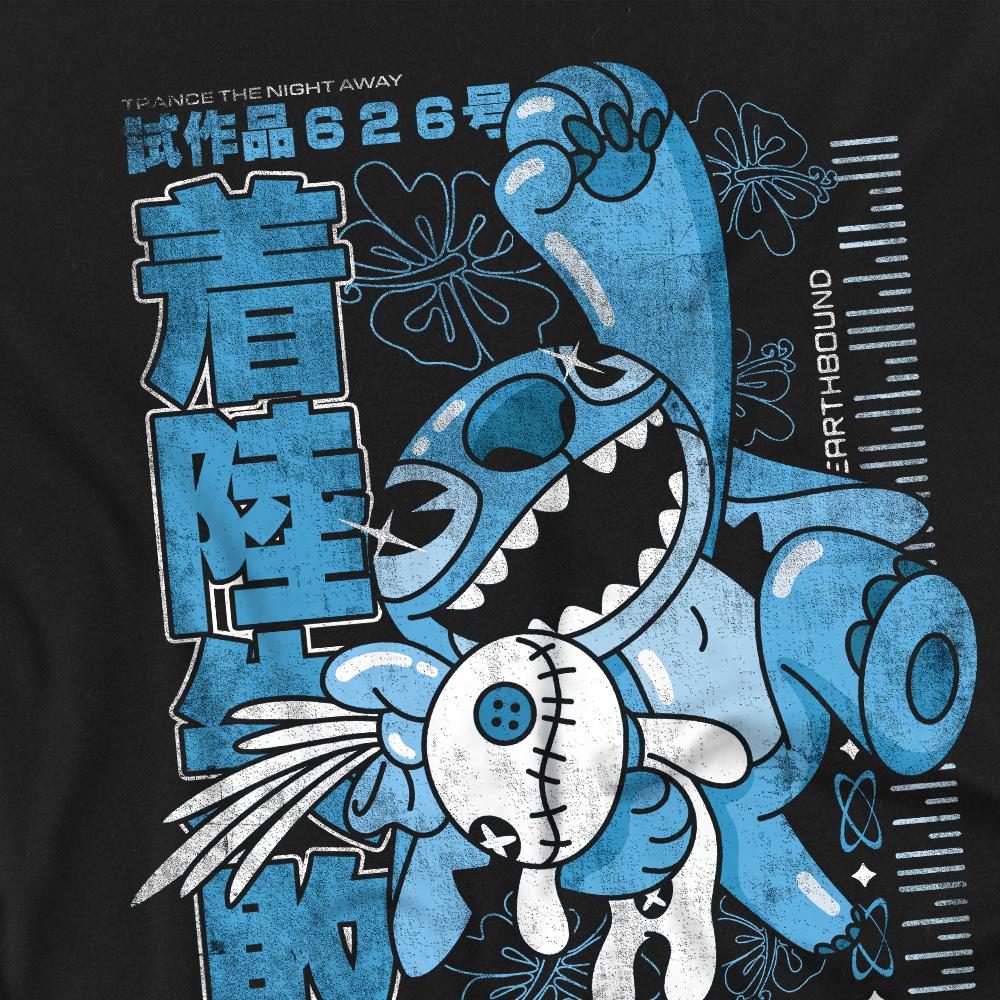 Lilo & Stitch Unisex Adult Manga Jump Long-Sleeved T-Shirt