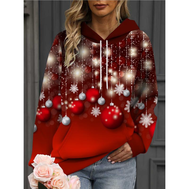 Fashion Women's Hooded Sweater 3D Printing Color Printing Casual Hooded Sweater