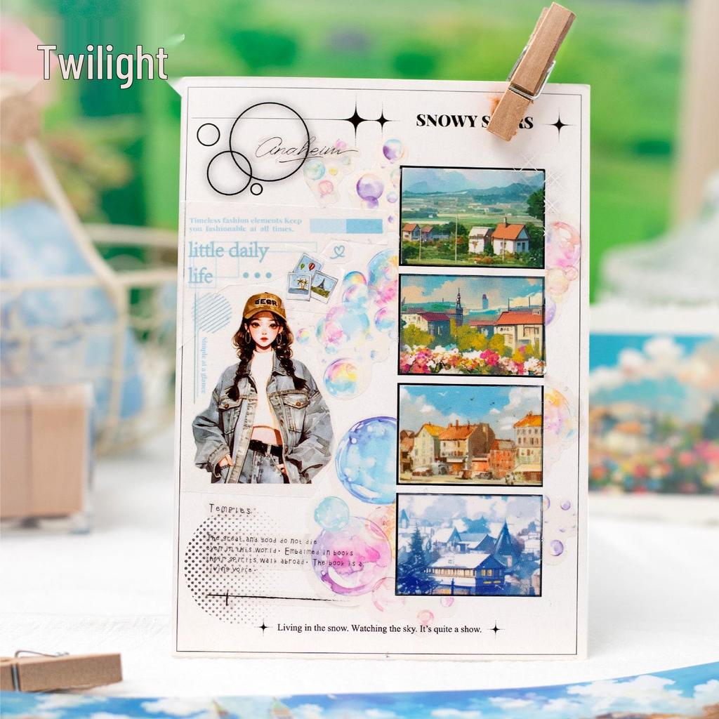 Twilight Journey: 6 Scenery Tapes of North Country Towns, 50mm x 2m