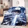 Demon Slayer Art Flannel Blanket Warm,Comfortable,Suitable for Bedrooms,Sofas,Beds,Chairs,Picnics,Travel
