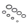 110 Pcs Oil Seal Washer M6 M8 M10 M12 M14 M16 M18 M20 Rubber Bonded Seal Oil Gasket Metal Sealing Washer