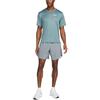 Nike Solid Color Brand Logo High Waist Drawstring Split Shorts Men Shorts Silver DM4759-084