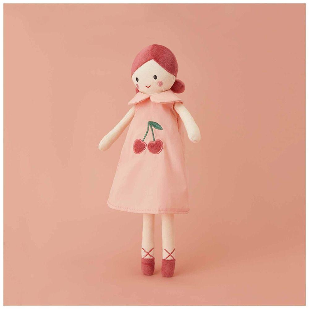 Home Decor Girl Soft Plush Toy Nortic Style Pink Dress Doll Princess Stuffed Doll  Birthday Gift