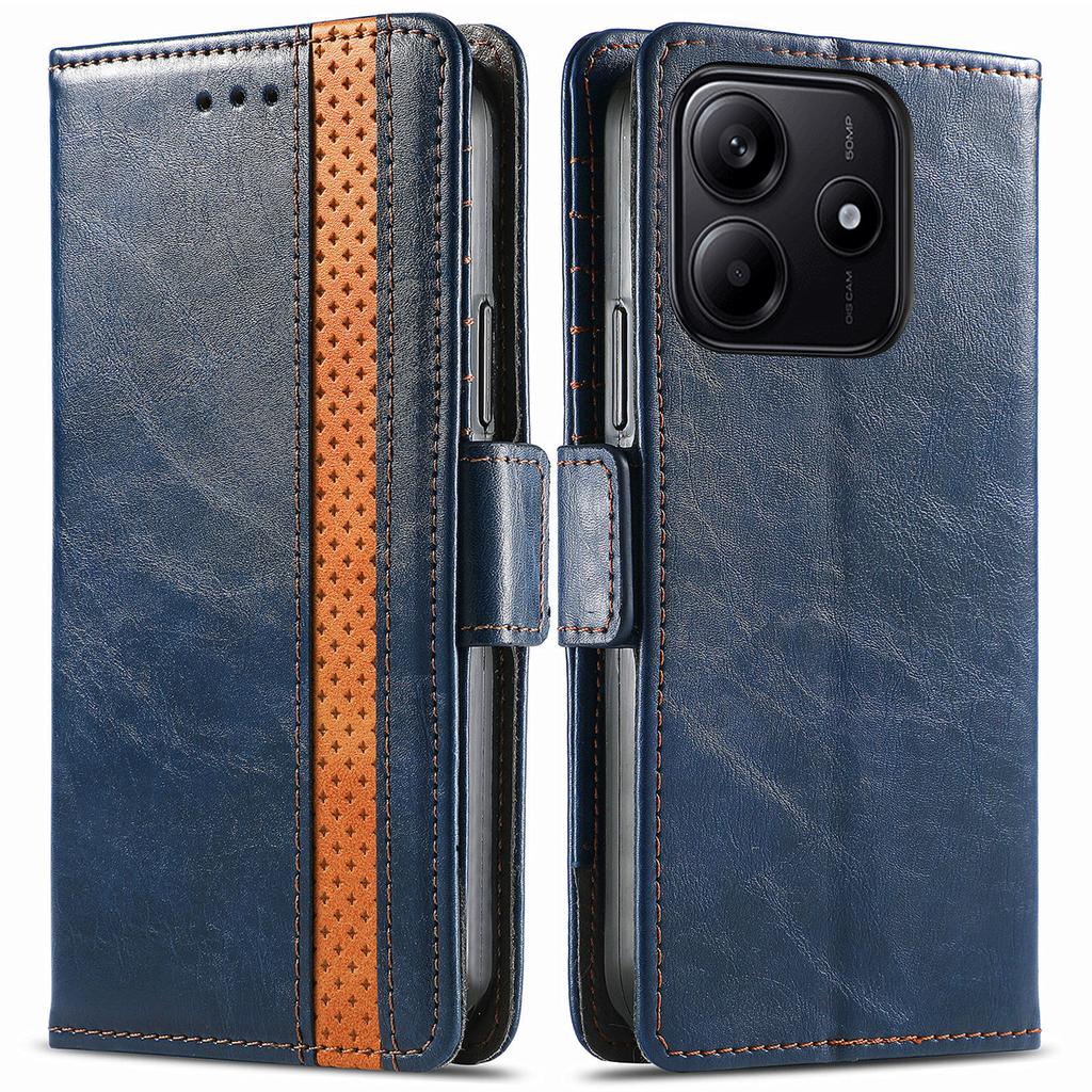 CASENEO For Xiaomi Redmi Note 14 5G Phone Cases PU Leather Cover Stand with RFID Blocking Wallet