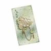 Bronzing Hollow Bookmark With Tassel Floral Bookmark Exquisite Design Metal Bookmark  Book Club