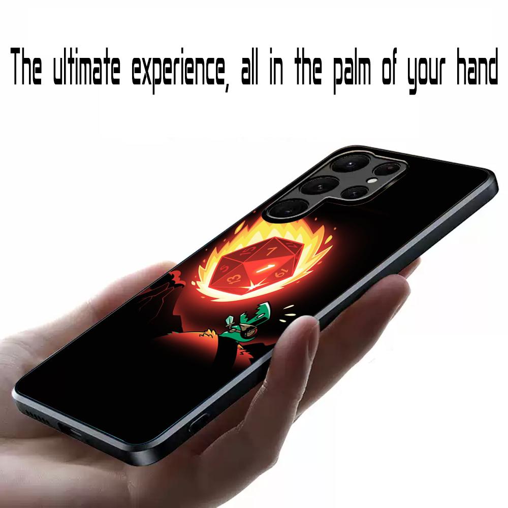 Dungeons Dragons dnd classic game Phone Case For Samsung Galaxy S26 S25 S24 S23 S22 S21 Plus Ultra Note20 Soft Black