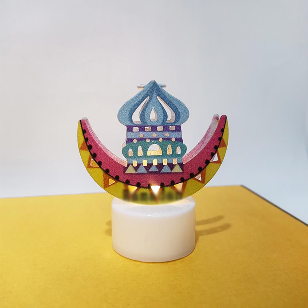 

LED Candle Light Home Ornament Universal Warm Festive Atmosphere Lighting Ramadan Decoration Creative Ambient Lighting Supplies