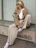2023 Merlad Style Brown Woolen Coat: European & American Autumn/Winter Short Women's Top