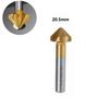 Chamfer Cutter Countersunk Drill 3 Flute 6.3/8.3/10.4/12.4/16.5/20.5mm