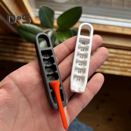 Golf Tee Elevator 3D Printed Golf Tee Height Gauge Portable Tee Height Adjuster Precise Placement At 20-70mm Gift for Golfers