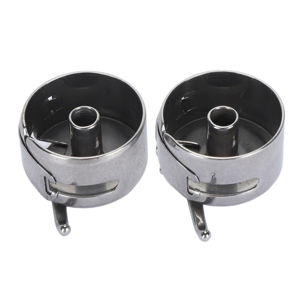 2pcs Flexible Metal Sewing Machine Bobbin Case Steel Bobbin Holder  Home Sewing