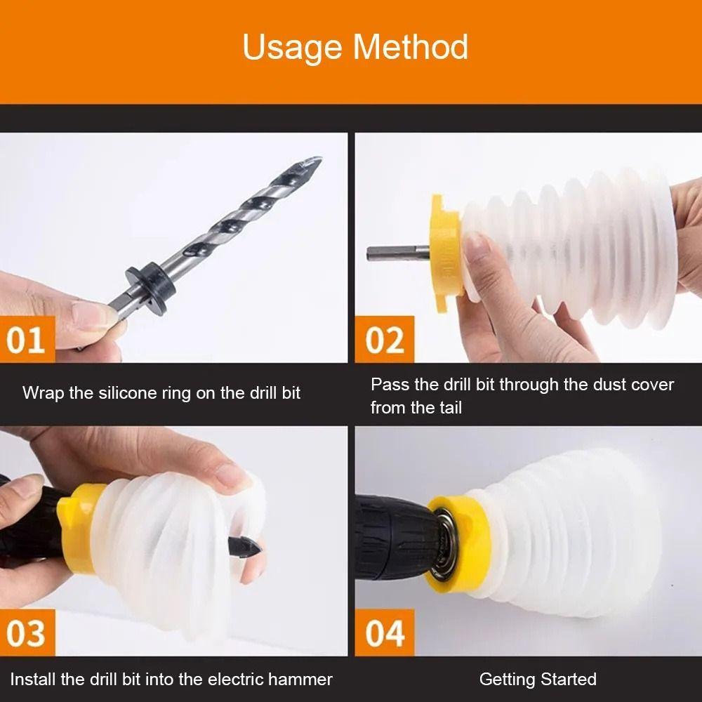 Hole Opener Dust Collector Cover Dust Processor Dust Bowl Device Dust Cover  Household