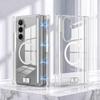 For Samsung Galaxy Z TriFold Case Hard Transparent 2 Hinge Magnetic MagSafe Protective Back Cover For Galaxy Z TriFold Shell