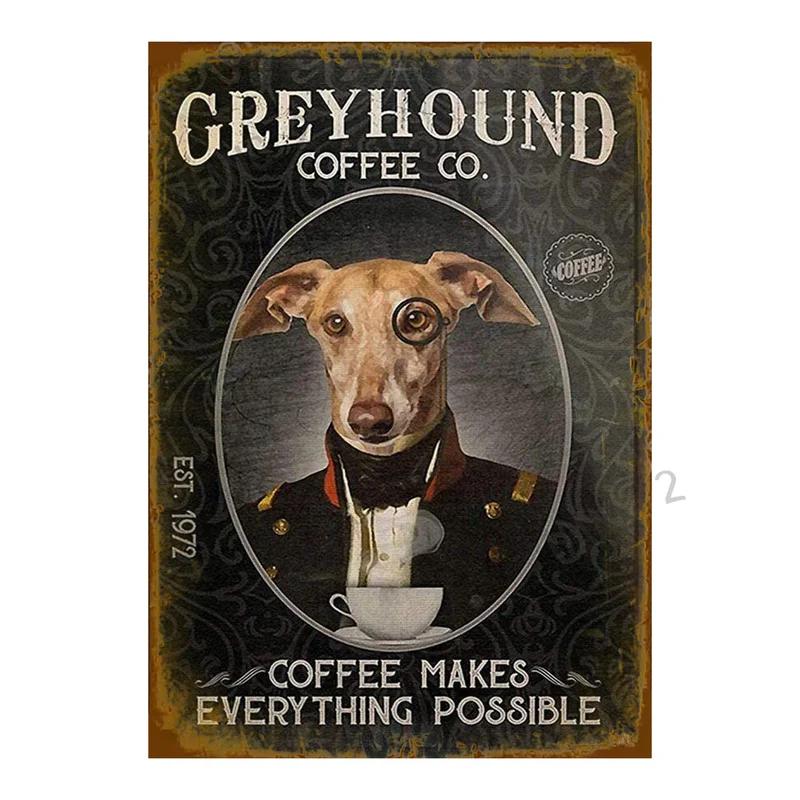 Schilder Blech Metall Poster Du hast gelächelt und ich habe mich verliebt Greyhound Hängeschilder für Zuhause Dekorative Plakette 8X12 oder 12x16 Zoll