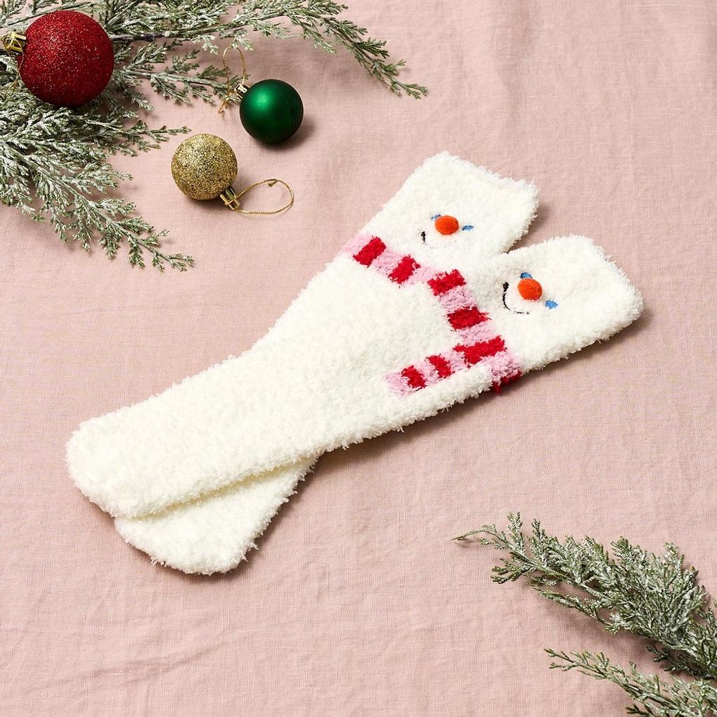 It's Socks Christmas Soft Snowman Socks_FS0825062