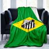Powerful Football Crest Design Printed Throws Blanket Soft Flannel Blankets for Couch Bed Gifts for Men Women Picnic blanket Christmas gifts