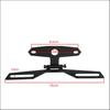 Karun Universal Motorcycle Tail Lamp Brake Light Folding License Plate Bracket