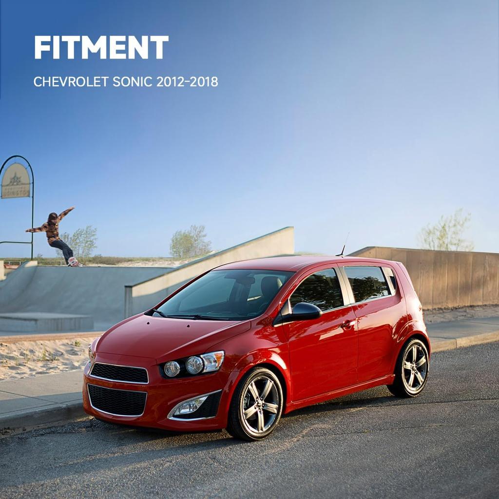 96958148&96958195 Upper Lower Radiator Coolant Hose 2PC Compatible With Chevrolet Sonic 2012,2013,2014,2015,2016,2017,2018