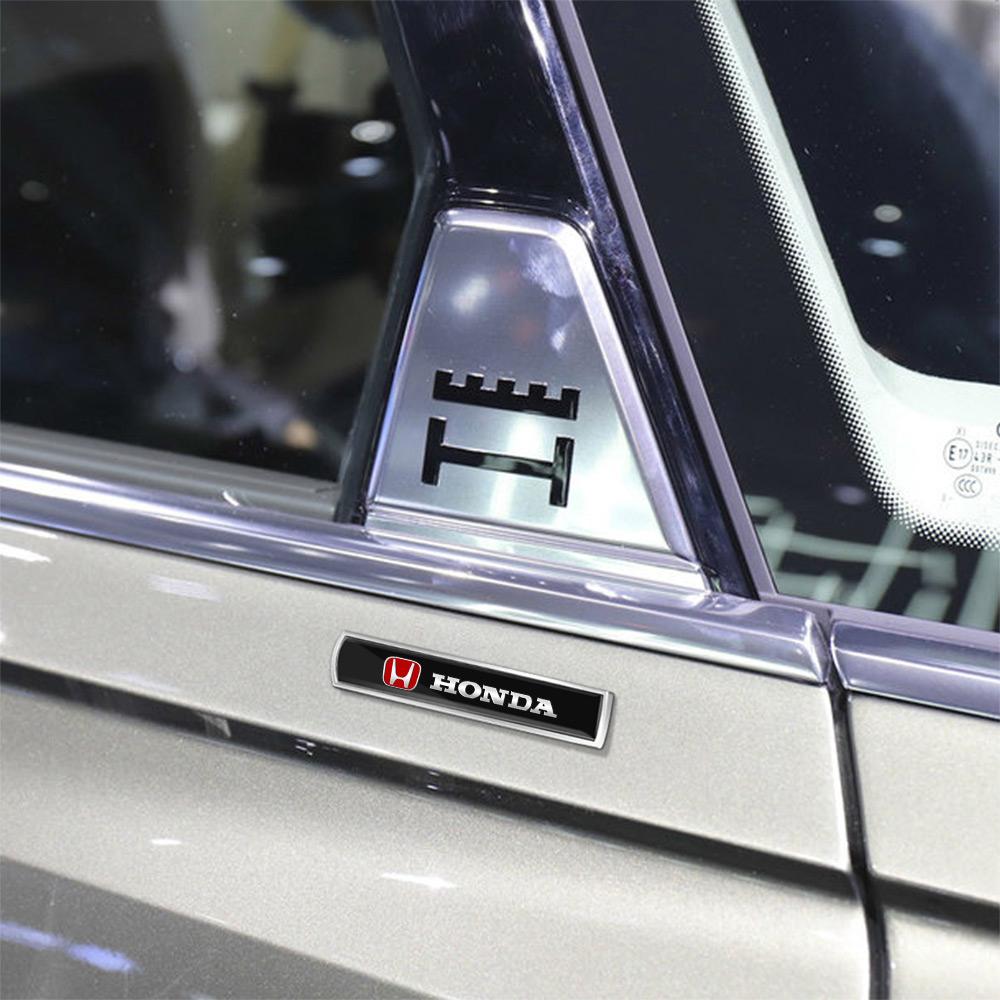 AAAMA1 3D Metal Styling Car Rear Trunk Body Fender Emblem Decoration Sticker For Honda Accord 7 Civic 10th 11th Gen Hrv Jazz City Fit