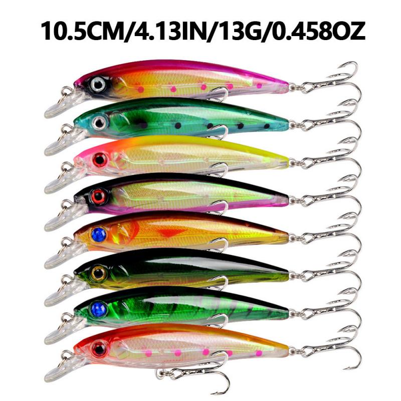 43Lure bait set with mixed Minnow and Popper hard baits, specially designed for fishing snakehead and bass