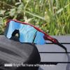 Cross-Border E-commerce TR90 Colorful Cycling Sunglasses for Outdoor Sports, Prescription-Compatible.