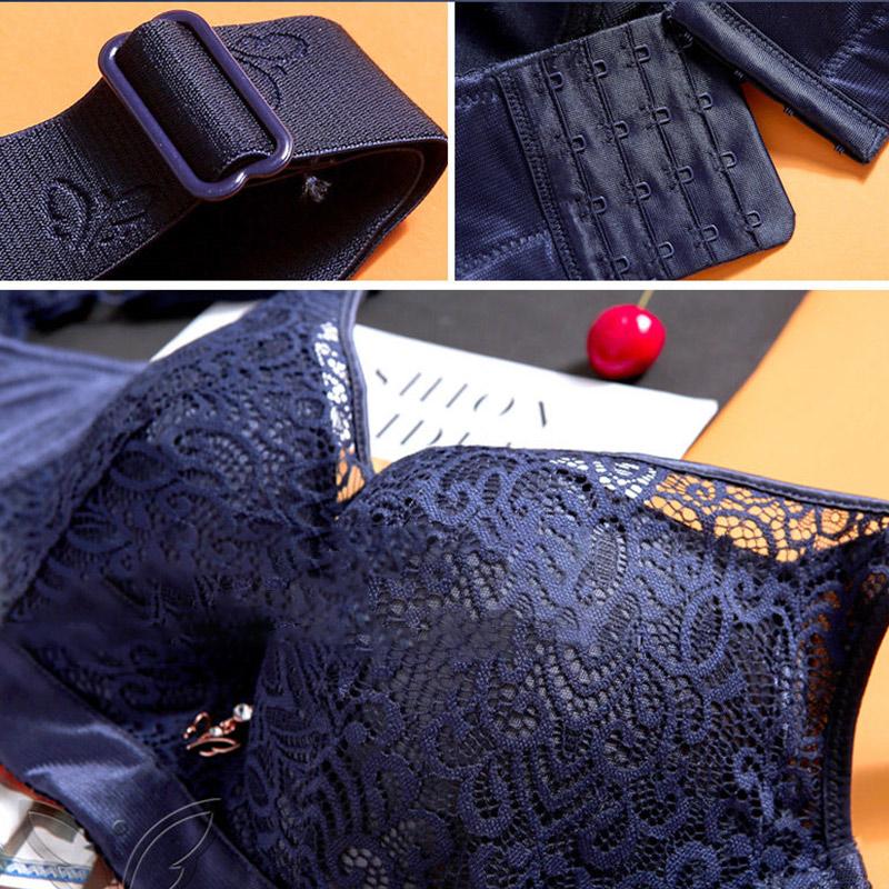 Thin Section Big Bra Fat Ladies Bra Gather Adjustment Type Top Support Spodní prádlo Beauty Back Underwear