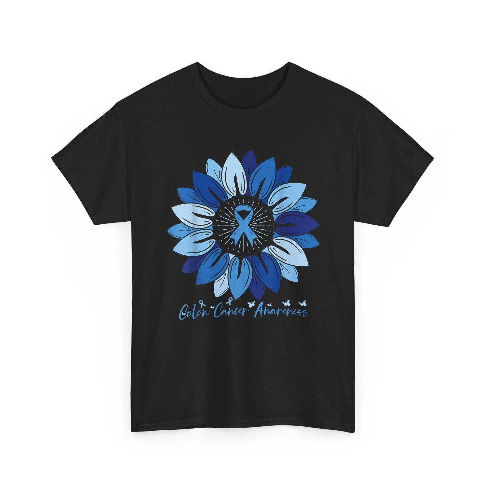 Colon Cancer Awareness Shirt, Colon Cancer Awareness Sunflower Shirt 4XL