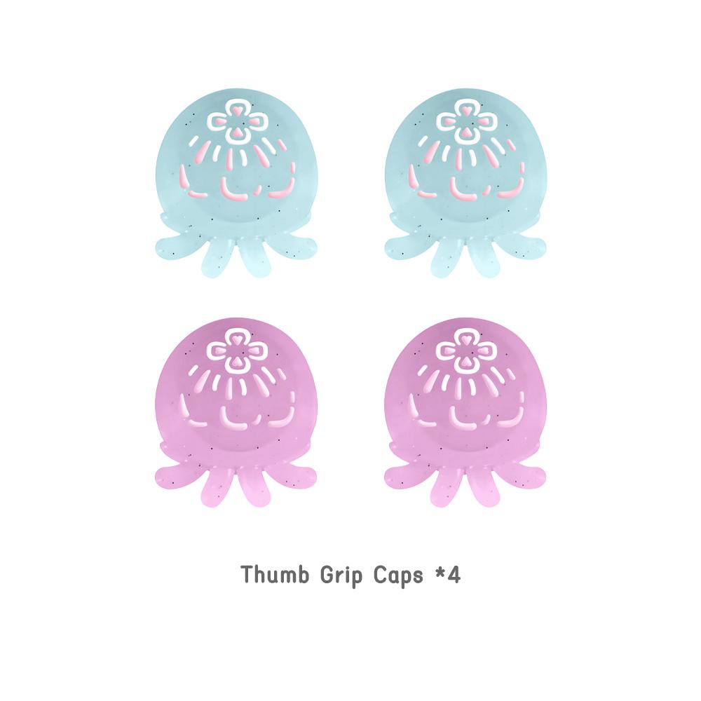 

Cute Analog LED Joystick Thumb Grip Caps for PS5/PS4 Controller for Xbox Series X/S & Xbox One & Switch Pro Kawaii Joystick