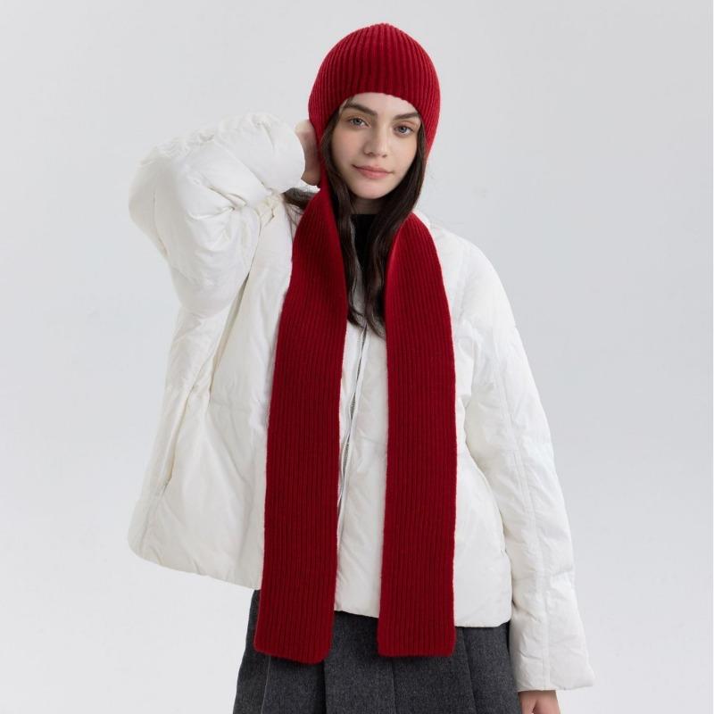 Premium fashionable hooded scarf integrated shawl men and women autumn and winter warm hooded bag head neck protection cold scarf shawl