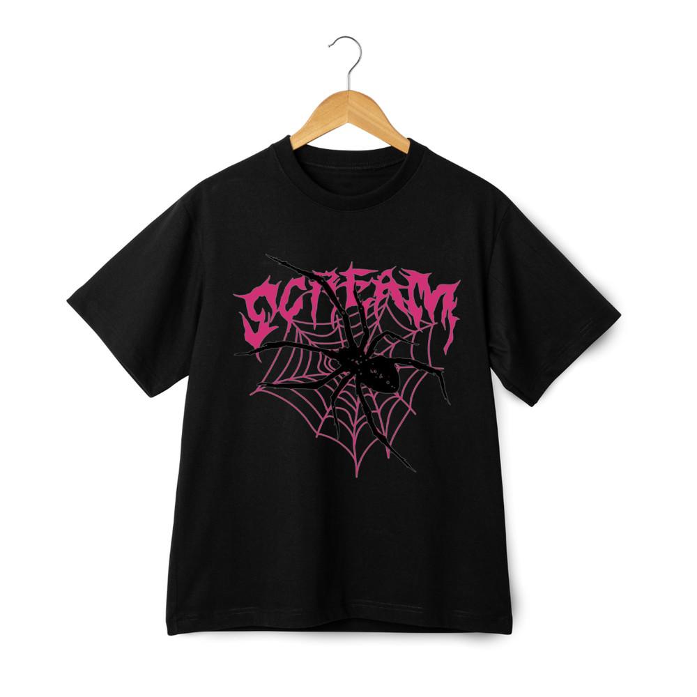 

Scream Spider Web Graphic Unisex Tee L