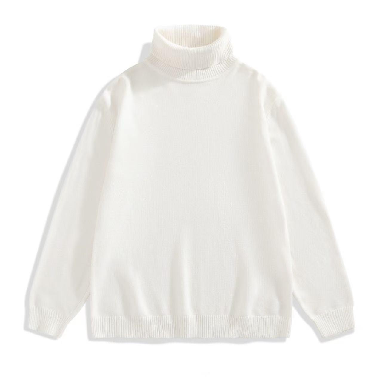 V37 Plush Velvet High-Neck Unisex Winter Sweater - Cozy, Thick and Stylish L