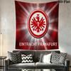 Eintracht Frankfurt Logo Wandbehang Bedruckte Stoffdecke Dekorative Wandteppiche für Schlafzimmer Wohnzimmer Heimdekoration