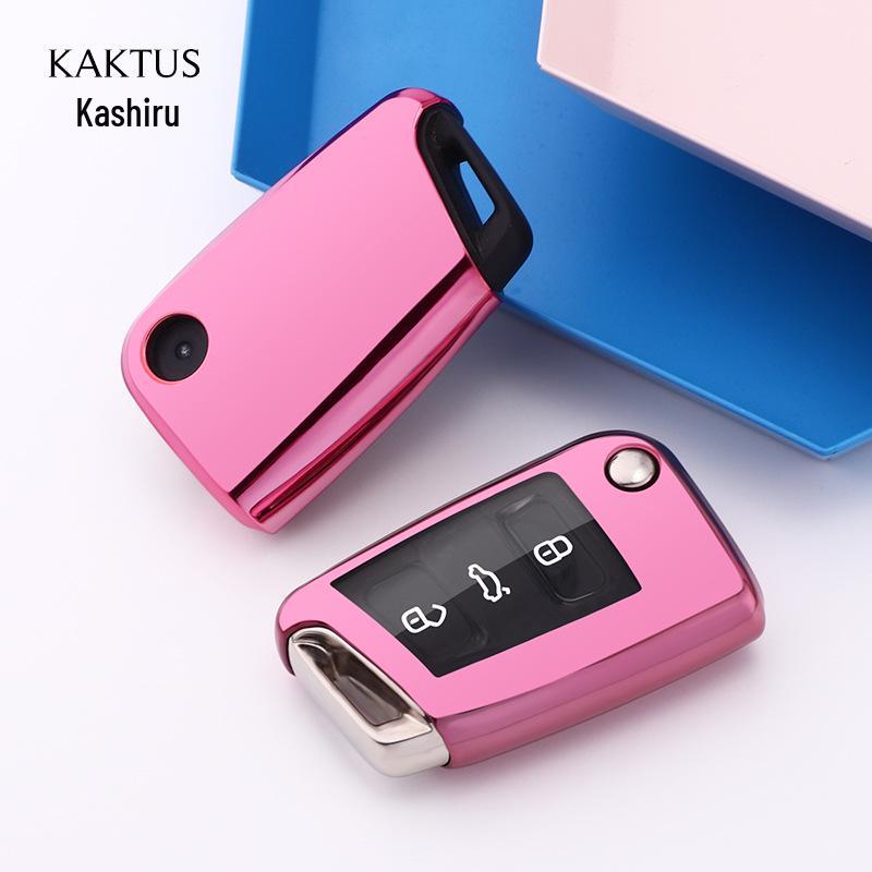 

KAKTUS Kashi Ru Car Key Bag for Volkswagen Polo/T-Cross/Taigo - Protective Cover